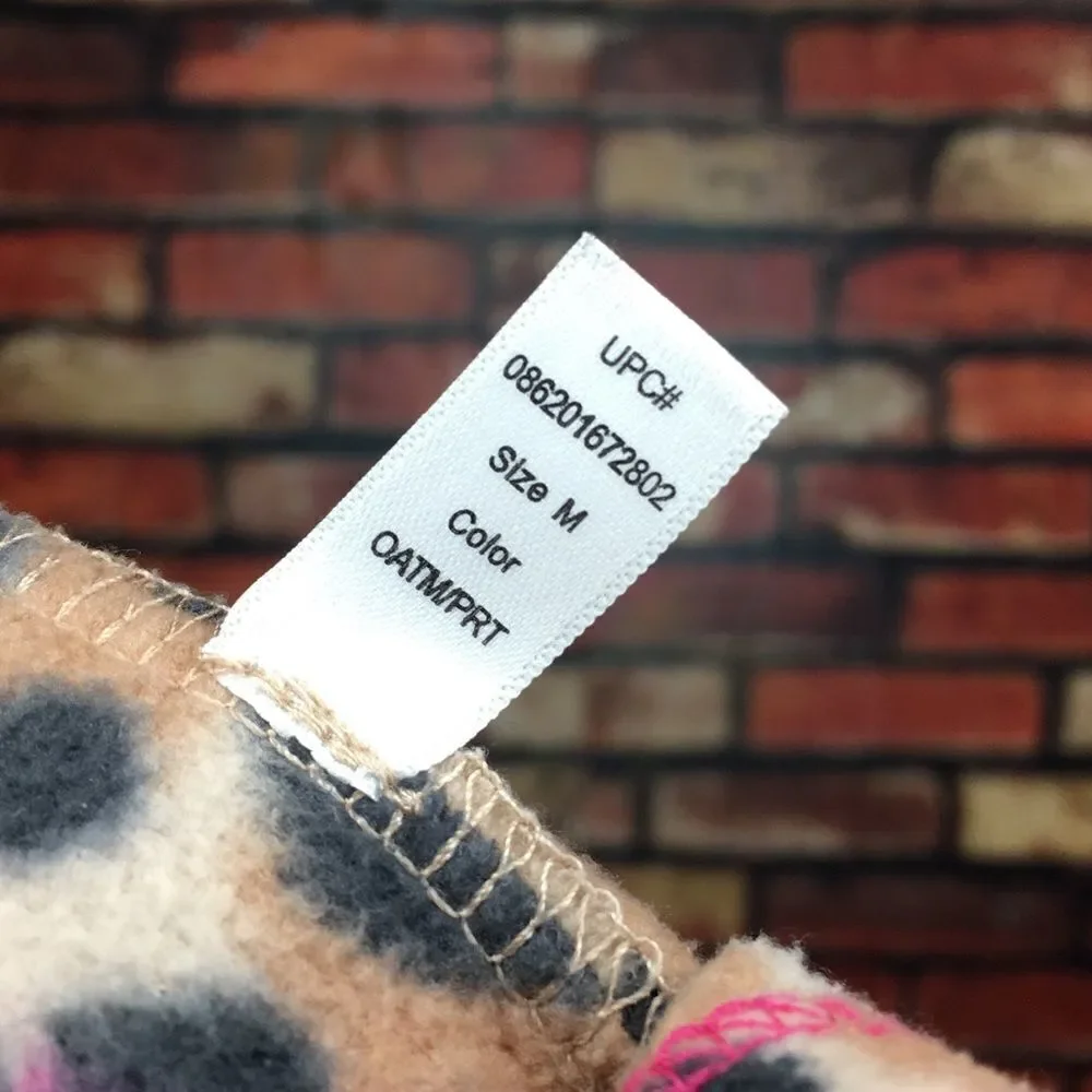 5 for $25🔥Medium Cheetah Print Fleece Sweater‎